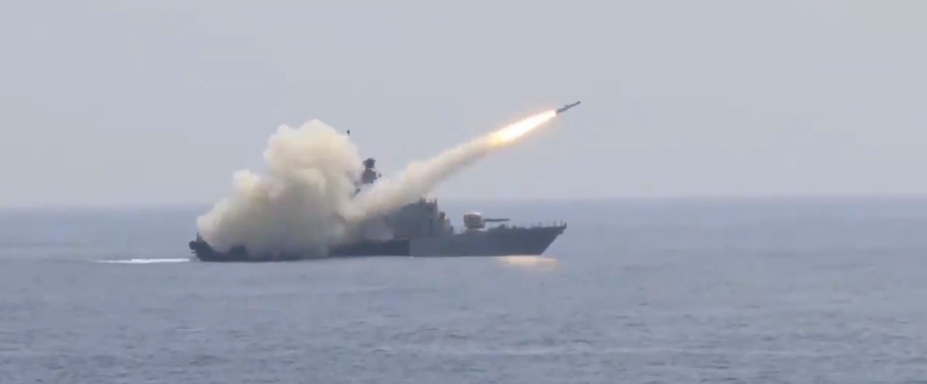 Indian Navy’s Corvette INS Prabal Launches Anti-Ship Missile, Sinks ...