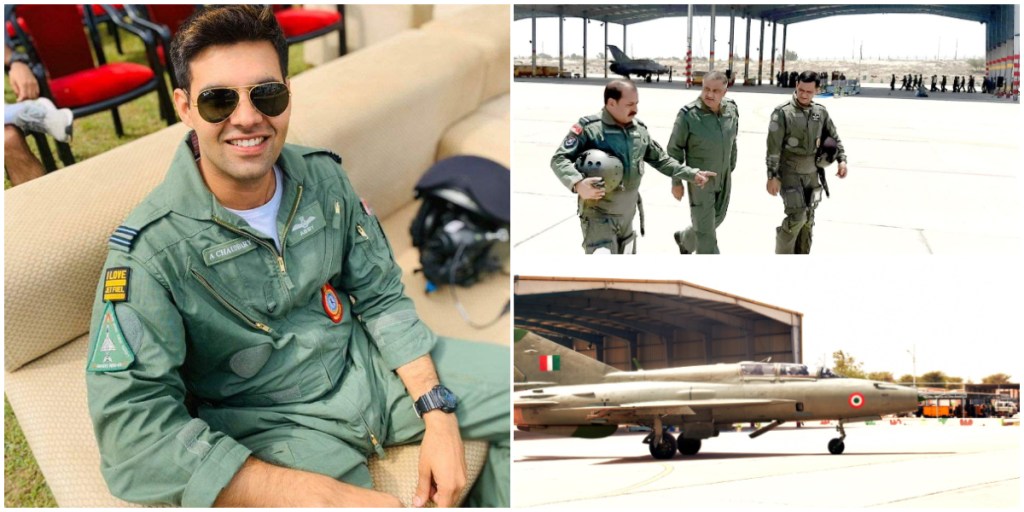 IAF Chief RKS Bhadauria Flies ‘Missing Man’ Formation in Mig-21 BISON to Pay Tribute to Sqaudron Leader Abhinav&nbsp;Choudhary