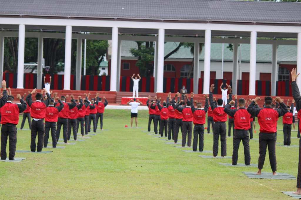 International Yoga Day 2021 Observed at Indian Military Academy (View&nbsp;Pics)