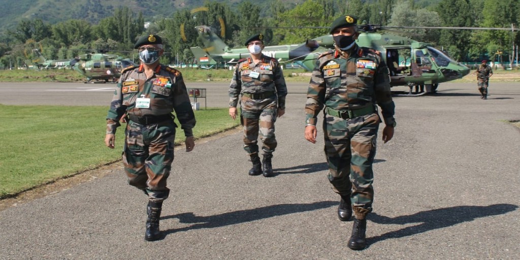 Indian Army Chief General MM Naravane Reviews Security In The Kashmir&nbsp;Valley