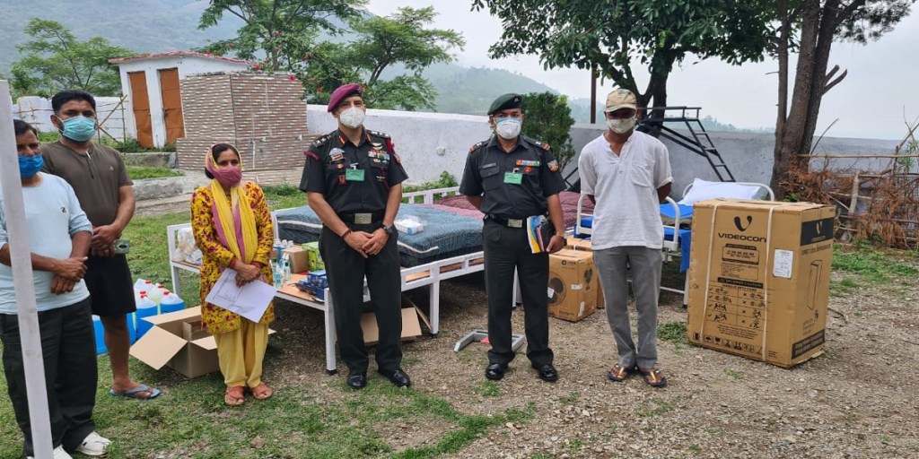 Indian Military Academy Provides COVID-19 Related Assistance to People of Koti-Dhaloni Village in&nbsp;Dehradun