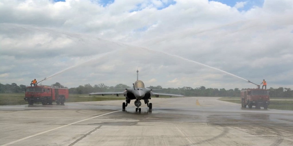 IAF Inducts Rafale Aircraft Into 101 Squadron at Air Force Station Hasimara, Second After ‘Golden&nbsp;Arrows’
