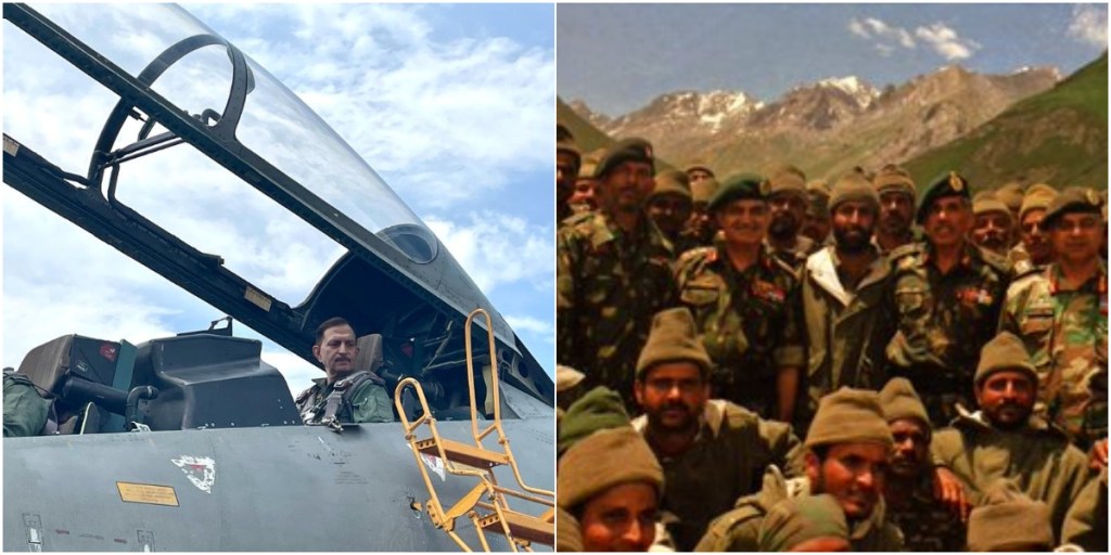 Shaheed Captain Vikram Batra 22nd Martyrdom Day: Lt Gen YK Joshi Flies Over Batra Top to Pay Tribute to Kargil War Hero on His Balidan&nbsp;Diwas