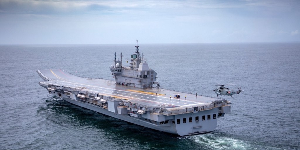 India’s First Indigenous Aircraft Carrier Named INS Vikrant Sets For Sea Trials