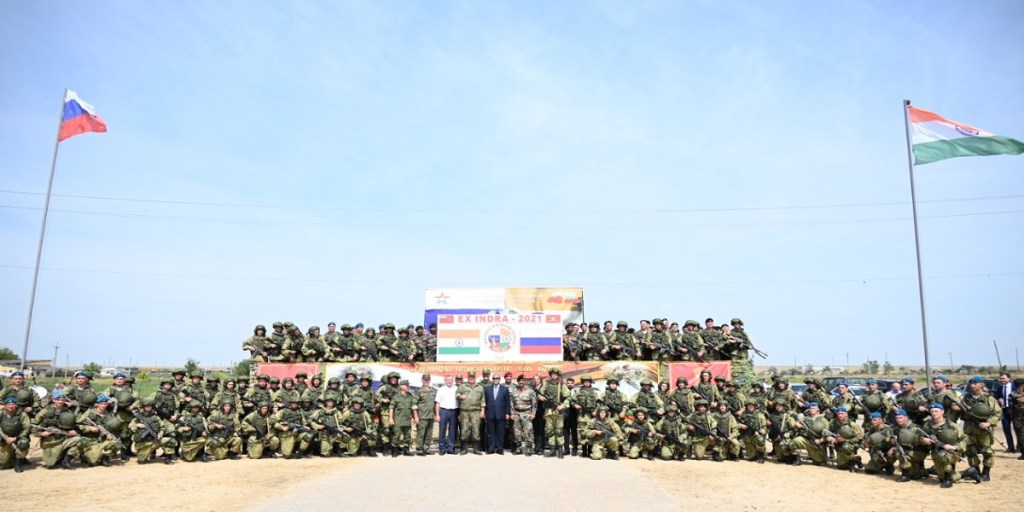 Exercise INDRA 2021 Opening Ceremony: Indo-Russia Joint Training Exercise Commences At Prudboy Ranges in&nbsp;Volgograd