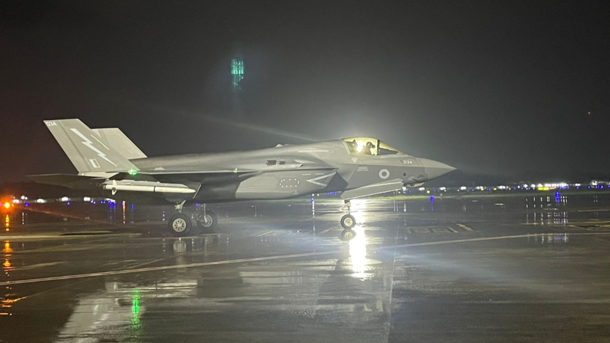 Iaf Detects Uk F35b Stealth Jet
